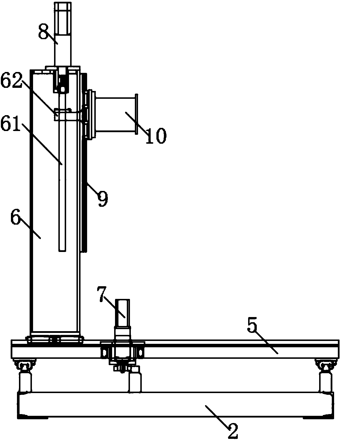 Multi-compartment box nailing machine and nailing method