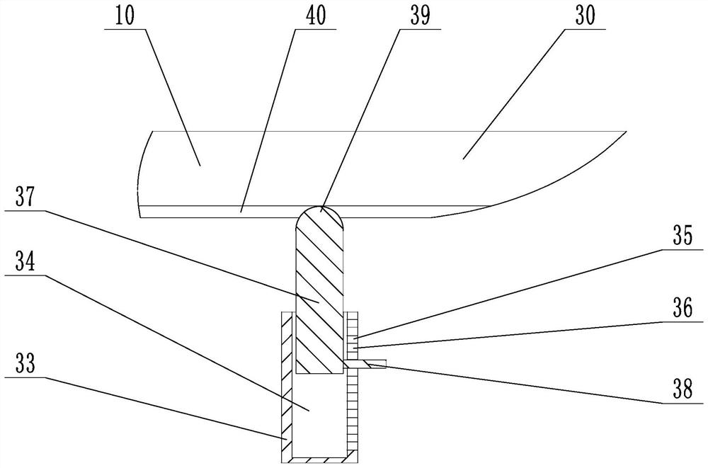 A bridge detection drone landing gear