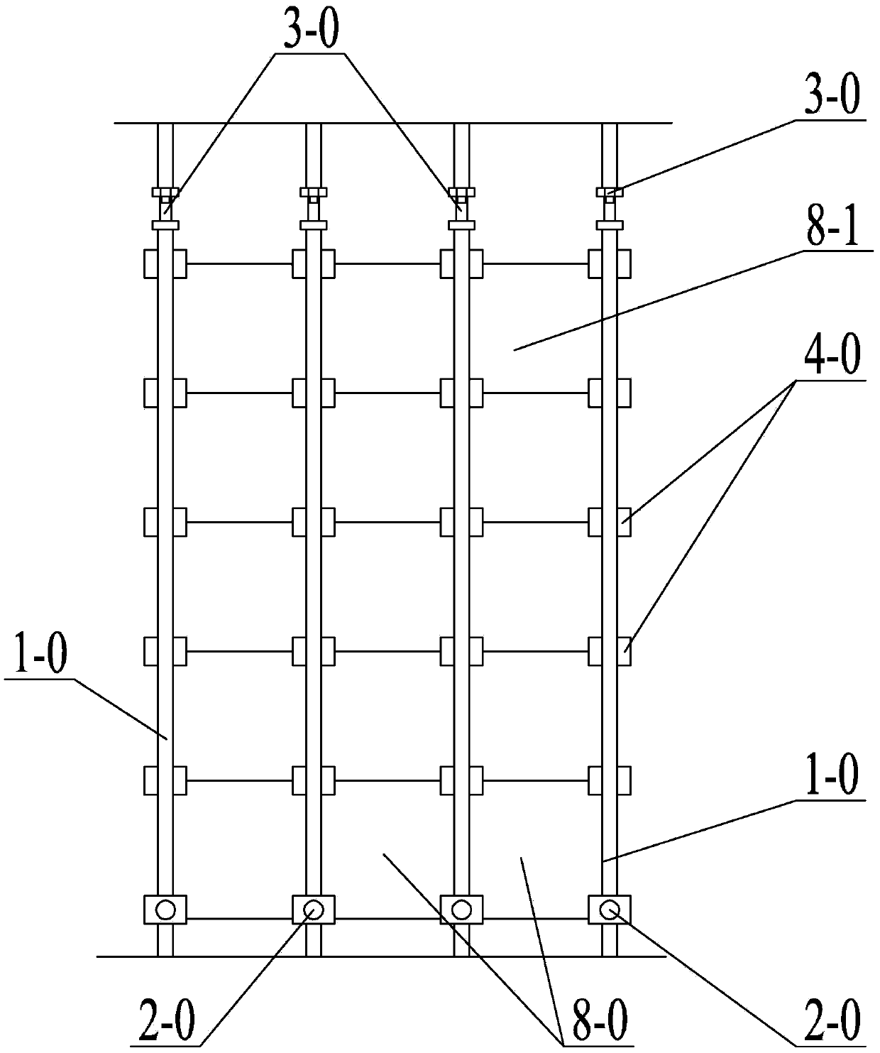 Wall tile pasting tool