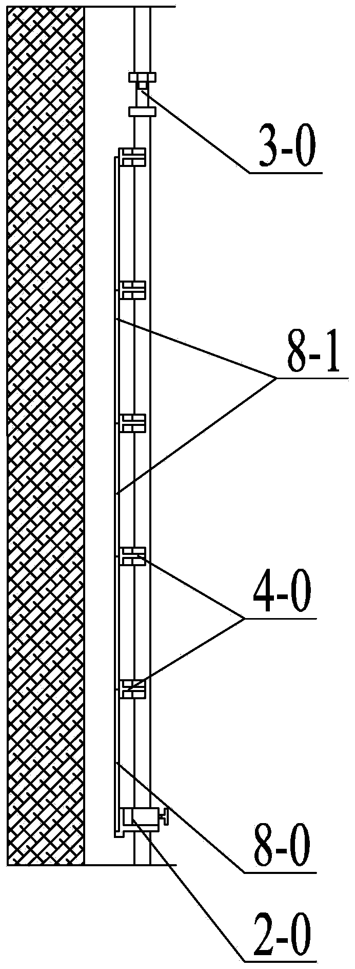 Wall tile pasting tool