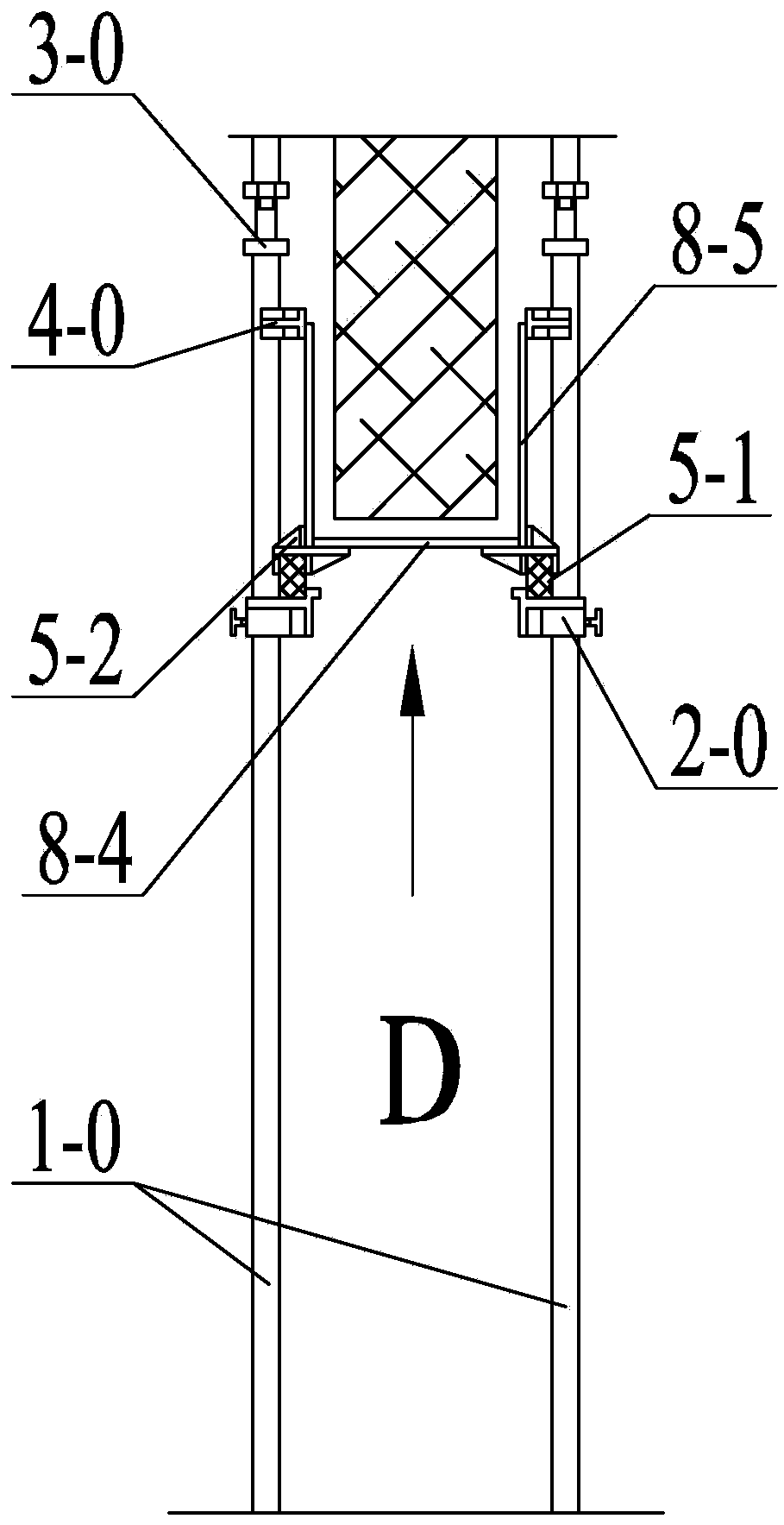 Wall tile pasting tool