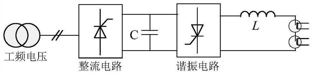 High-potential high-frequency pulse multistage power supply system for middle-high voltage solid-state AC switch