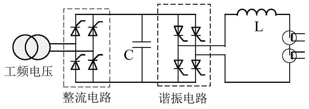 High-potential high-frequency pulse multistage power supply system for middle-high voltage solid-state AC switch