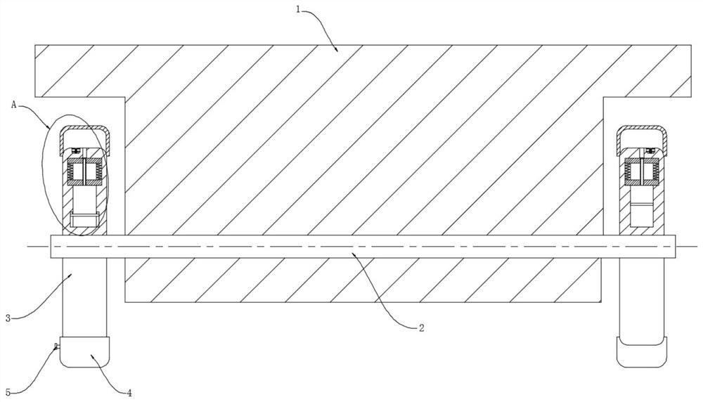 Baby carriage transmission system with vibration reduction function