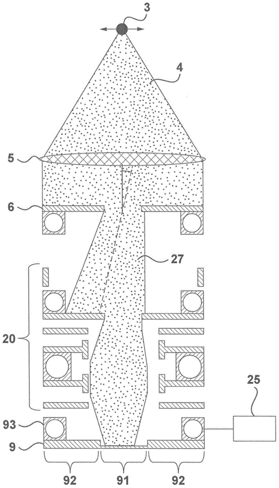 Charged particle multi-beamlet lithography system and cooling arrangement manufacturing method