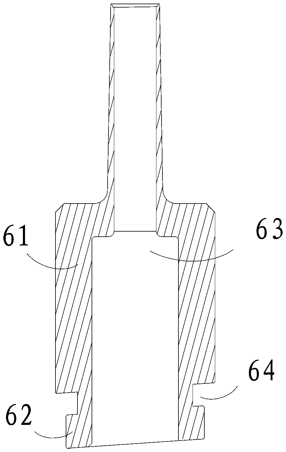 In-mold punching mechanism and injection molding mold