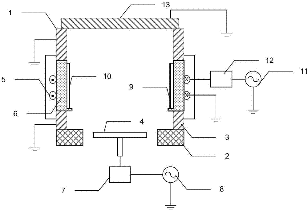 Faraday shield and reaction chamber