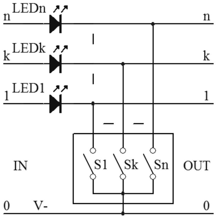 LED light-emitting modules capable of being connected in series, and LED lamp