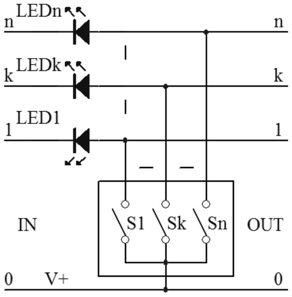 LED light-emitting modules capable of being connected in series, and LED lamp