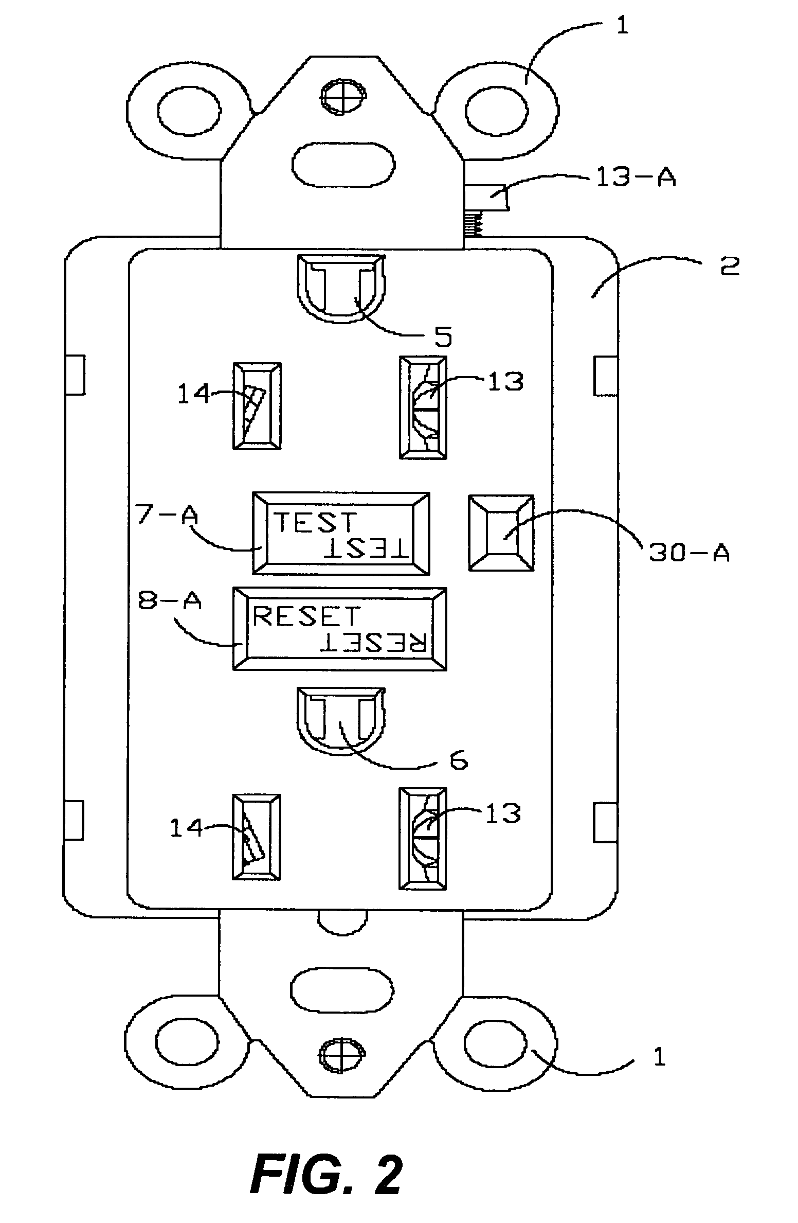 Circuits for circuit interrupting devices having automatic end of life testing function