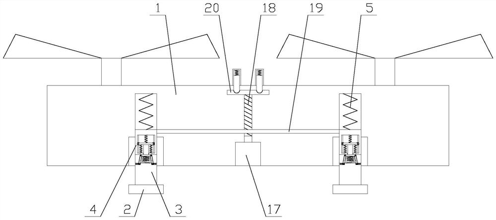 Unmanned aerial vehicle with landing protection function