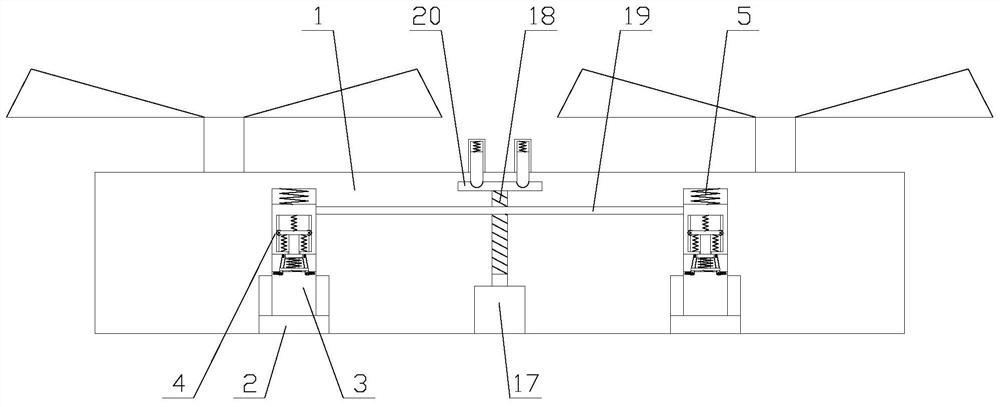 Unmanned aerial vehicle with landing protection function