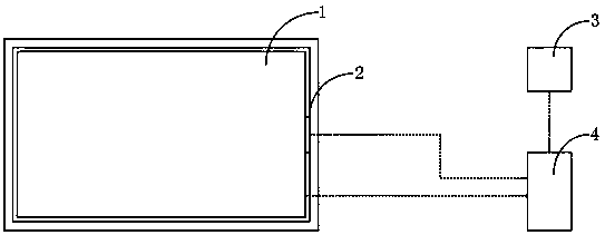 Automatic heating and defogging device for display screen and defogging method