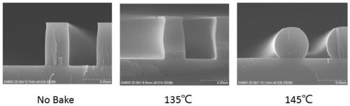 Thick film photoresist composition containing carboxyl phenolic resin with high heat resistance
