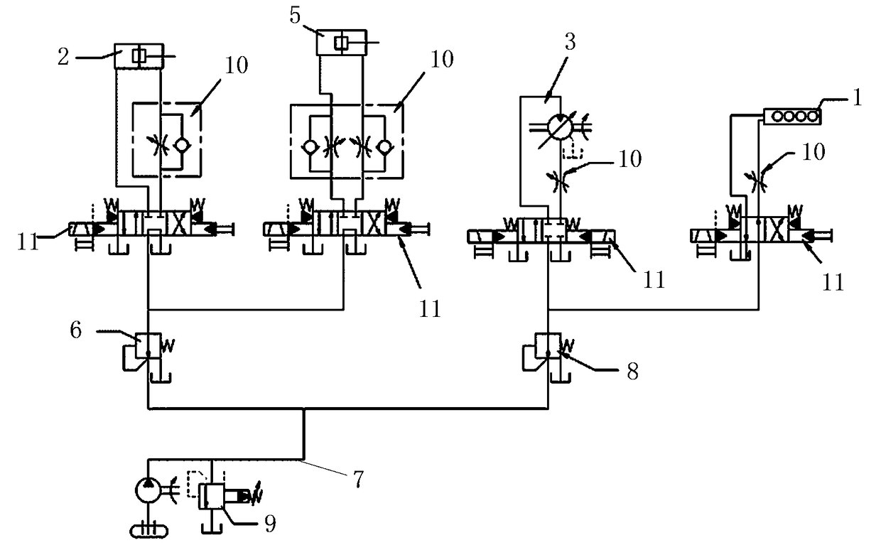 Fully automatic hydraulic rock opening device