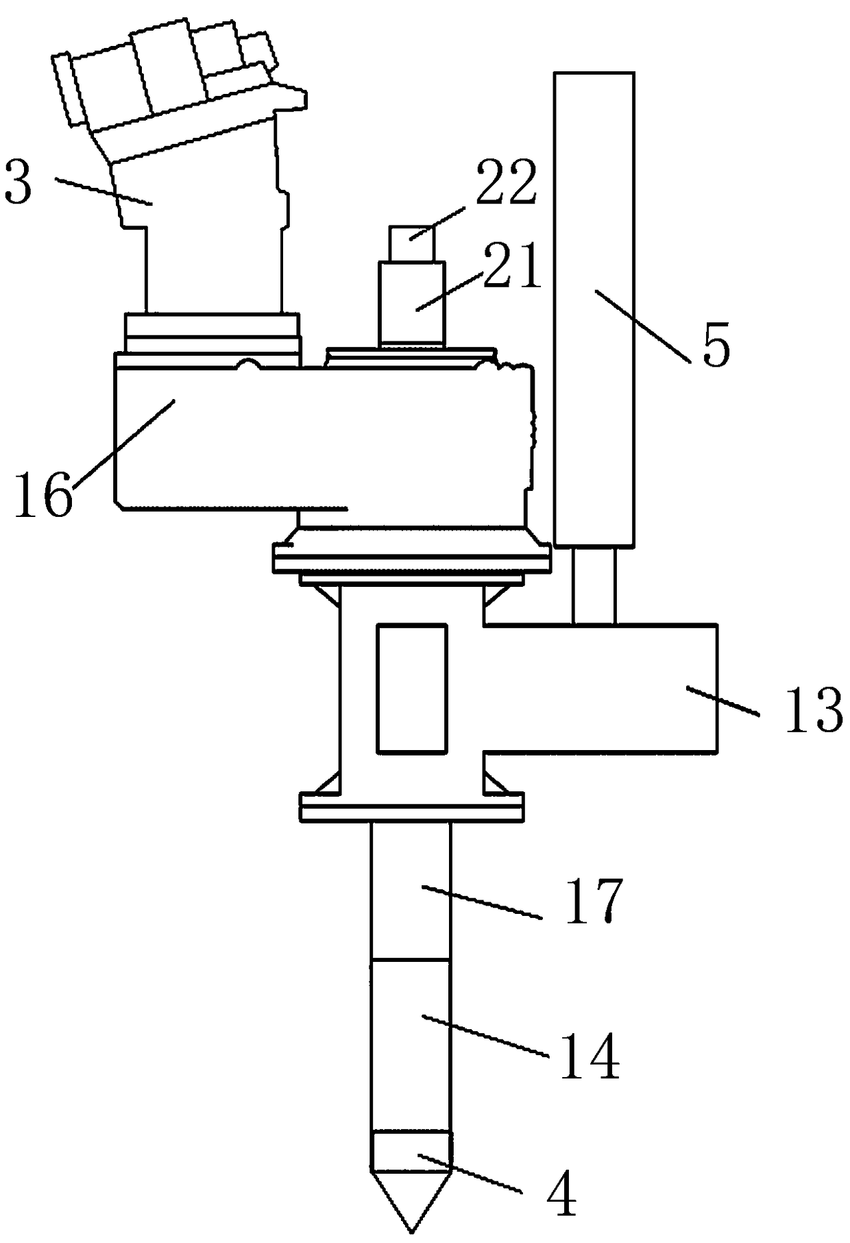 Fully automatic hydraulic rock opening device