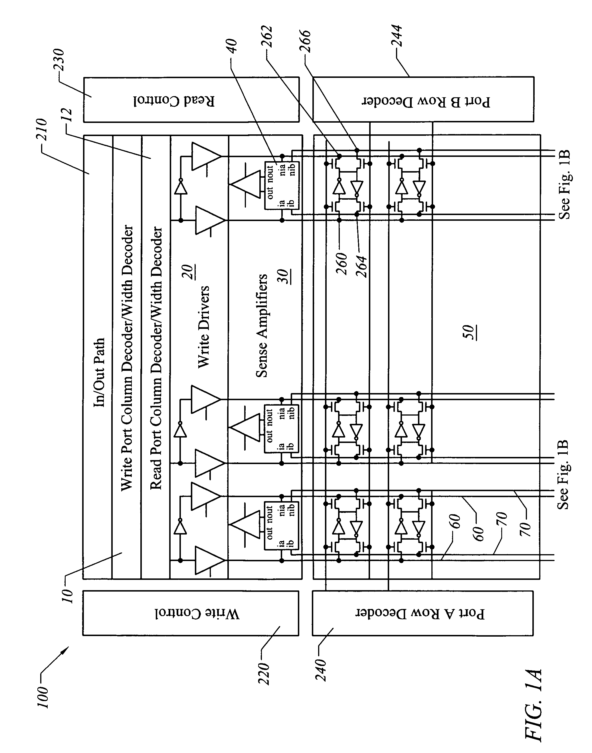 Divisible true dual port memory system supporting simple dual port memory subsystems