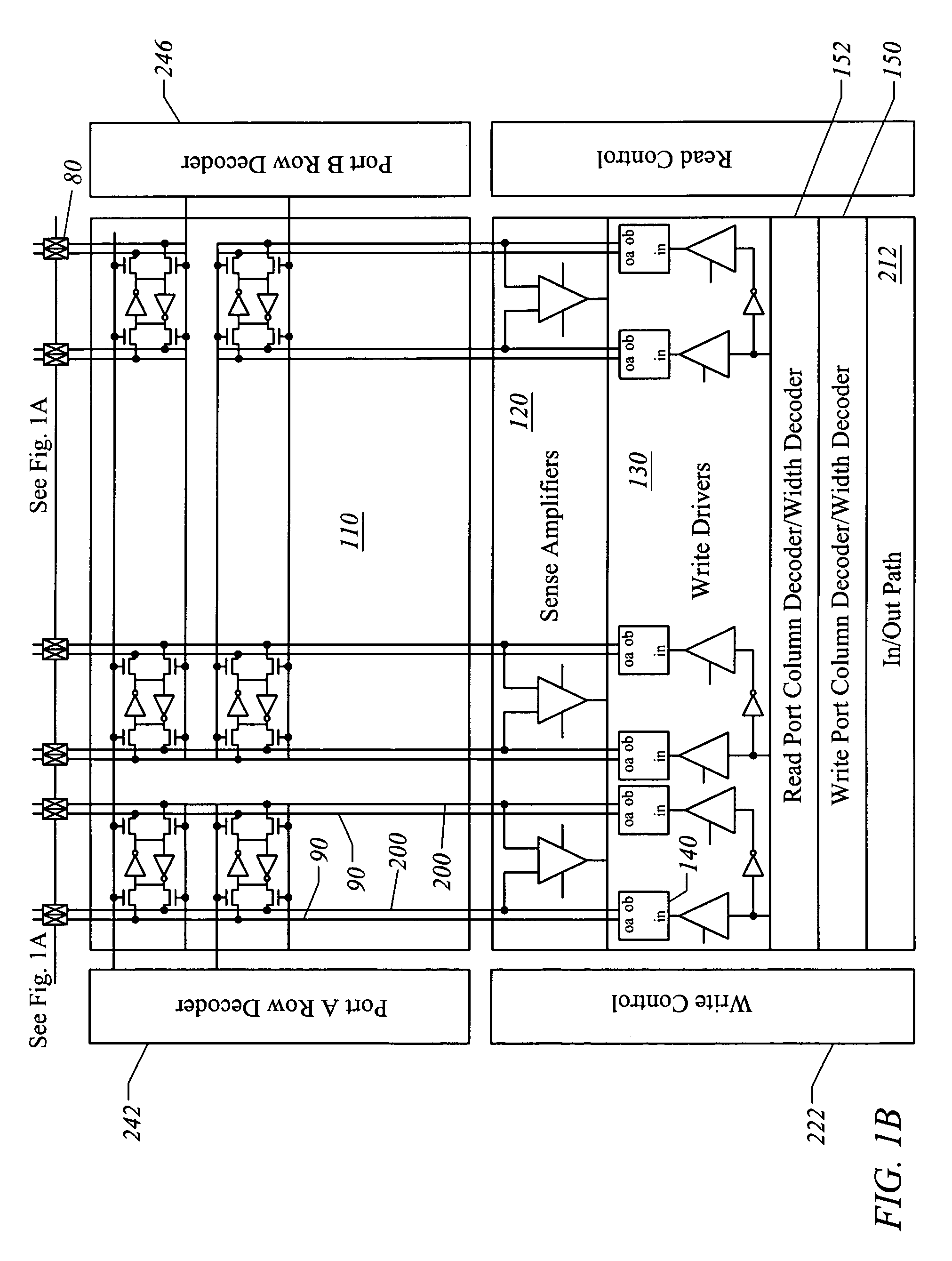 Divisible true dual port memory system supporting simple dual port memory subsystems