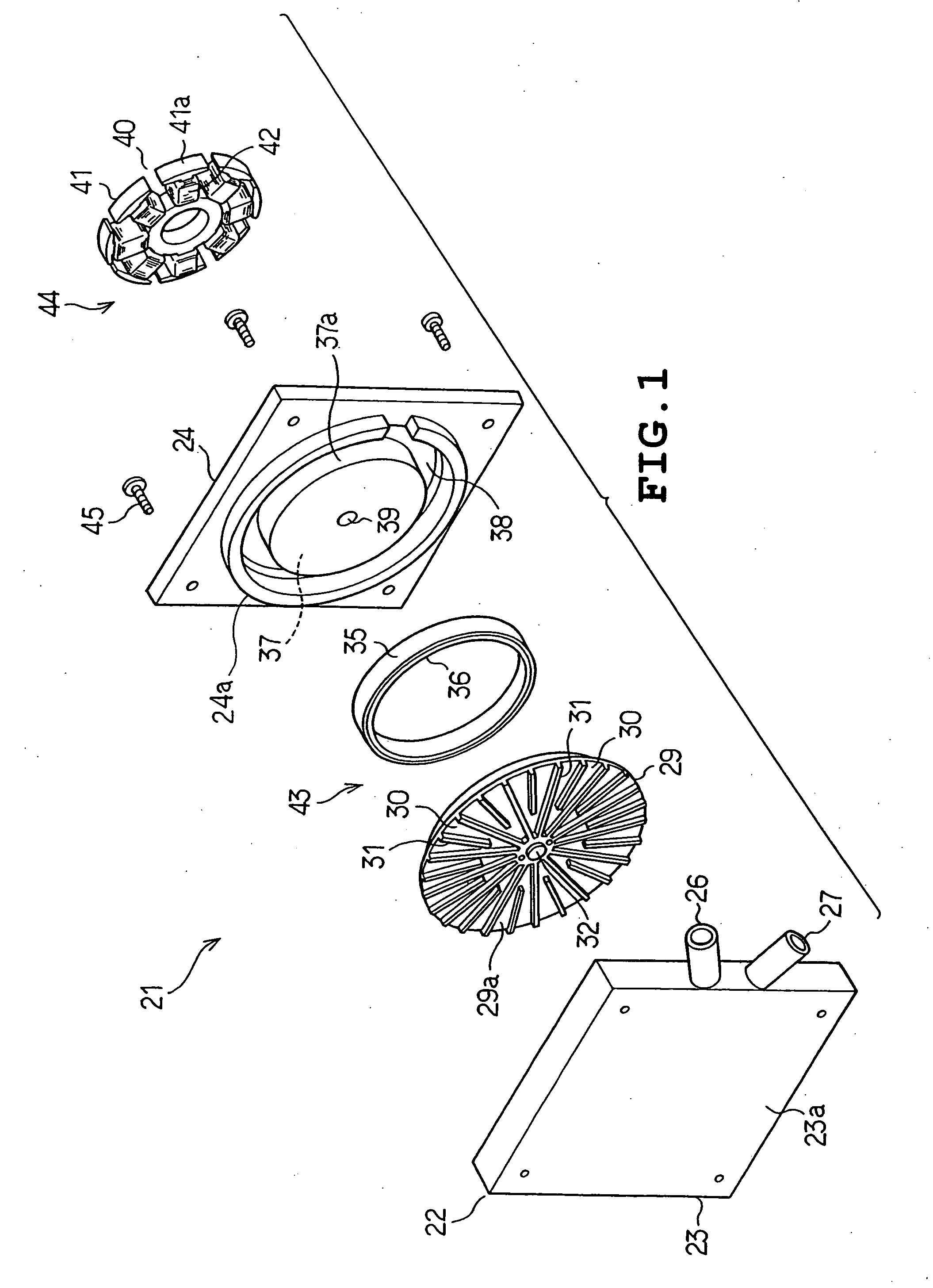 Pump, cooling apparatus, electrical appliance and personal computer combined with the pump