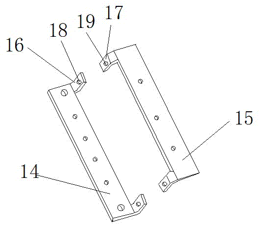 Clamp support with tying bands