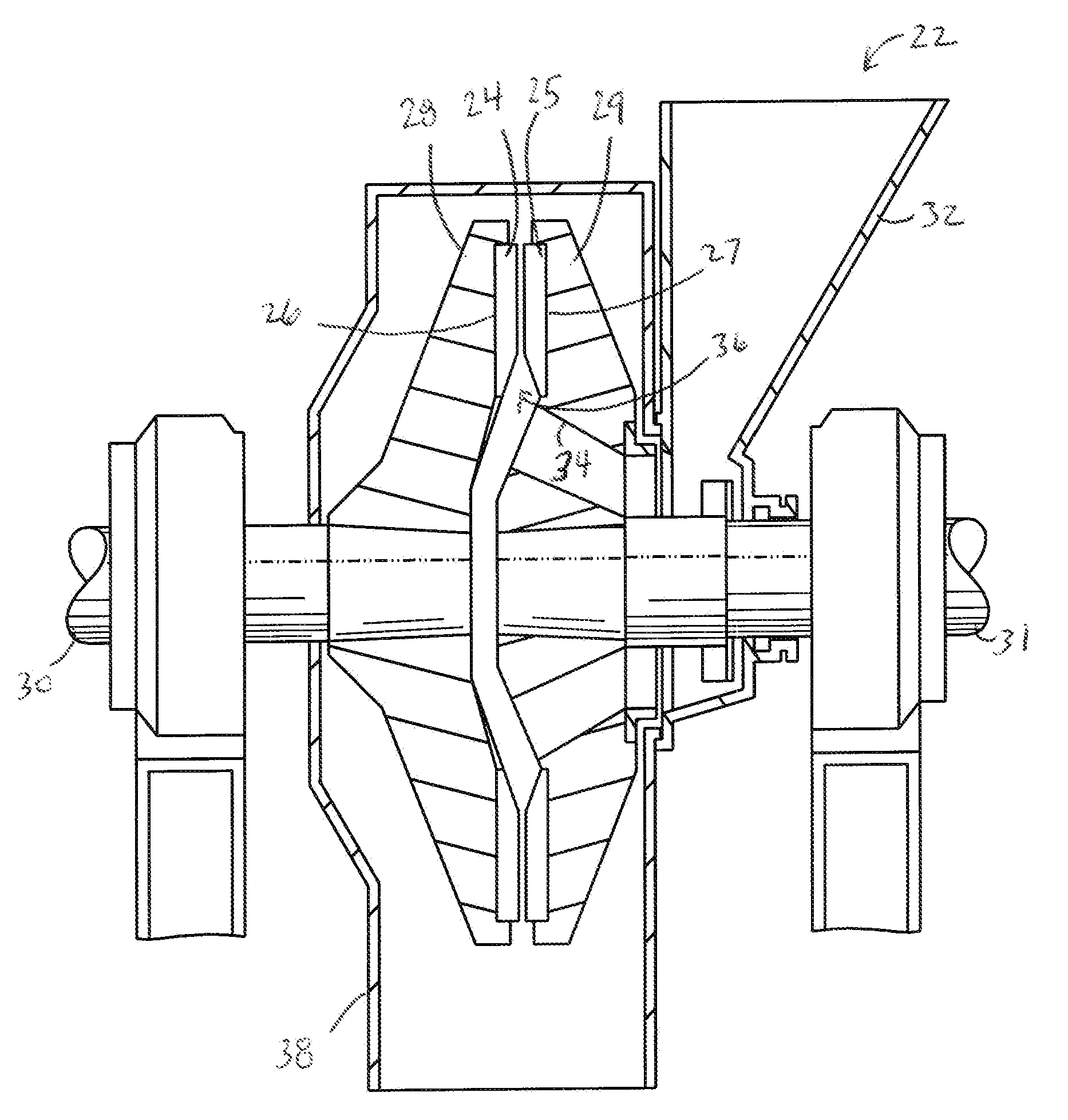 Refiner Plate Assembly and Method With Evacuation of Refining Zone