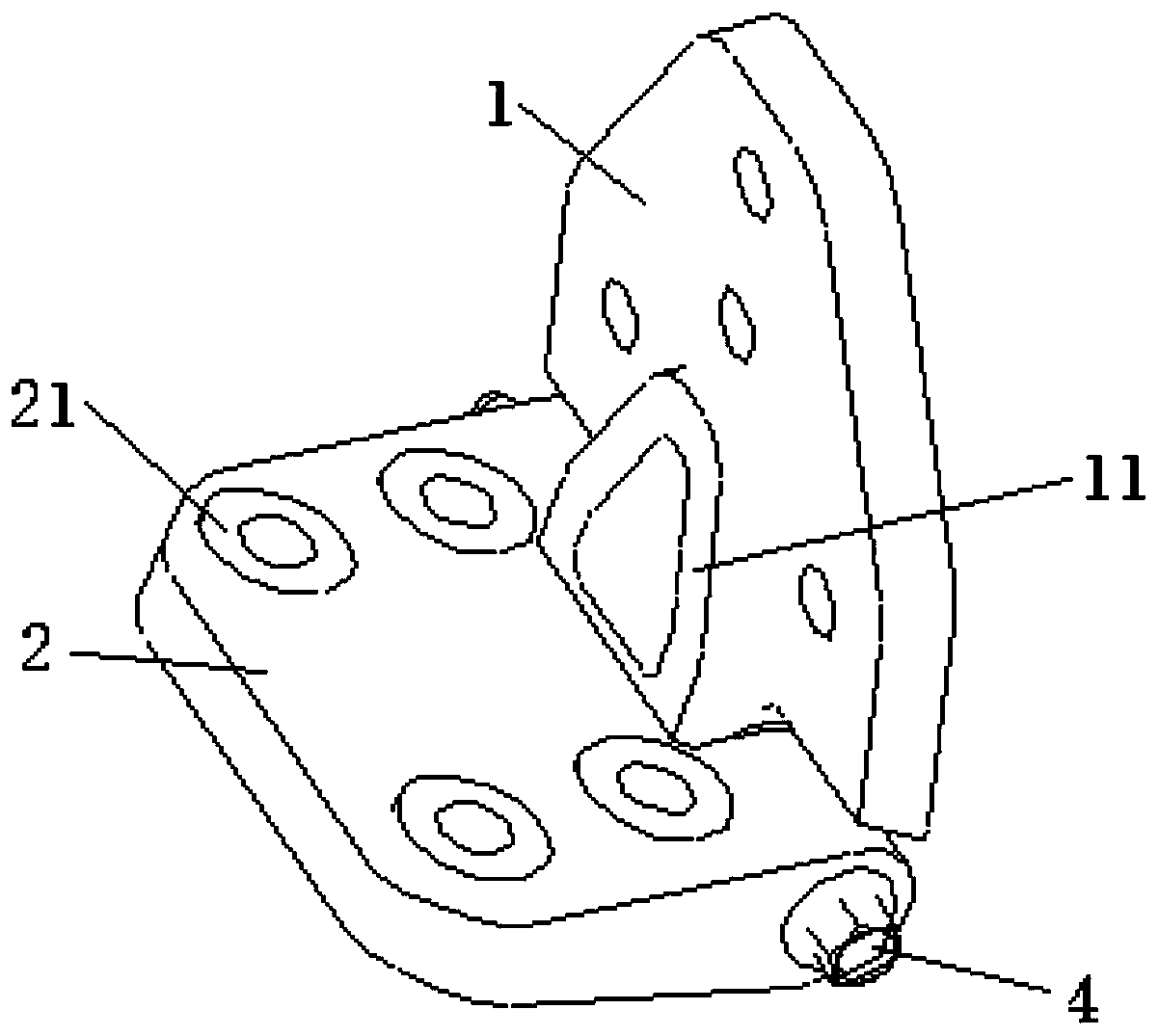 Cross country vehicle and vehicle door hinge assembly thereof
