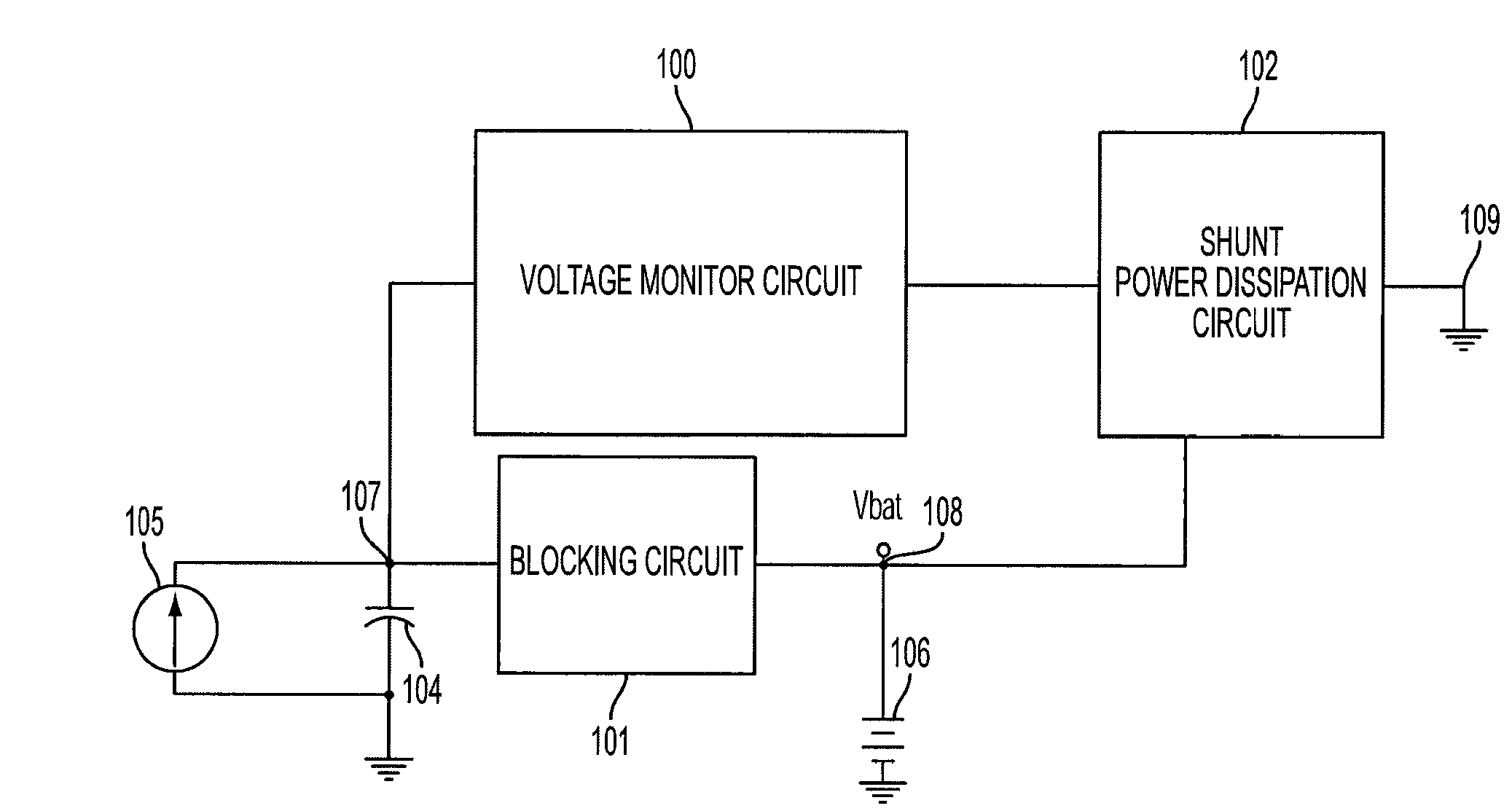 Passive over/under voltage control and protection for energy storage devices associated with energy harvesting