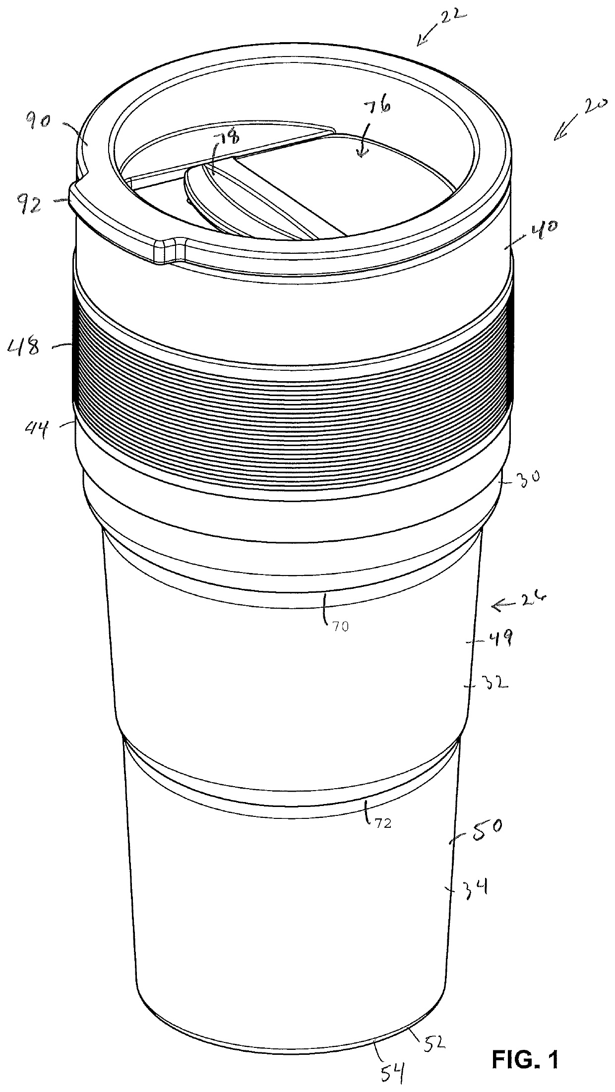Collapsible cup