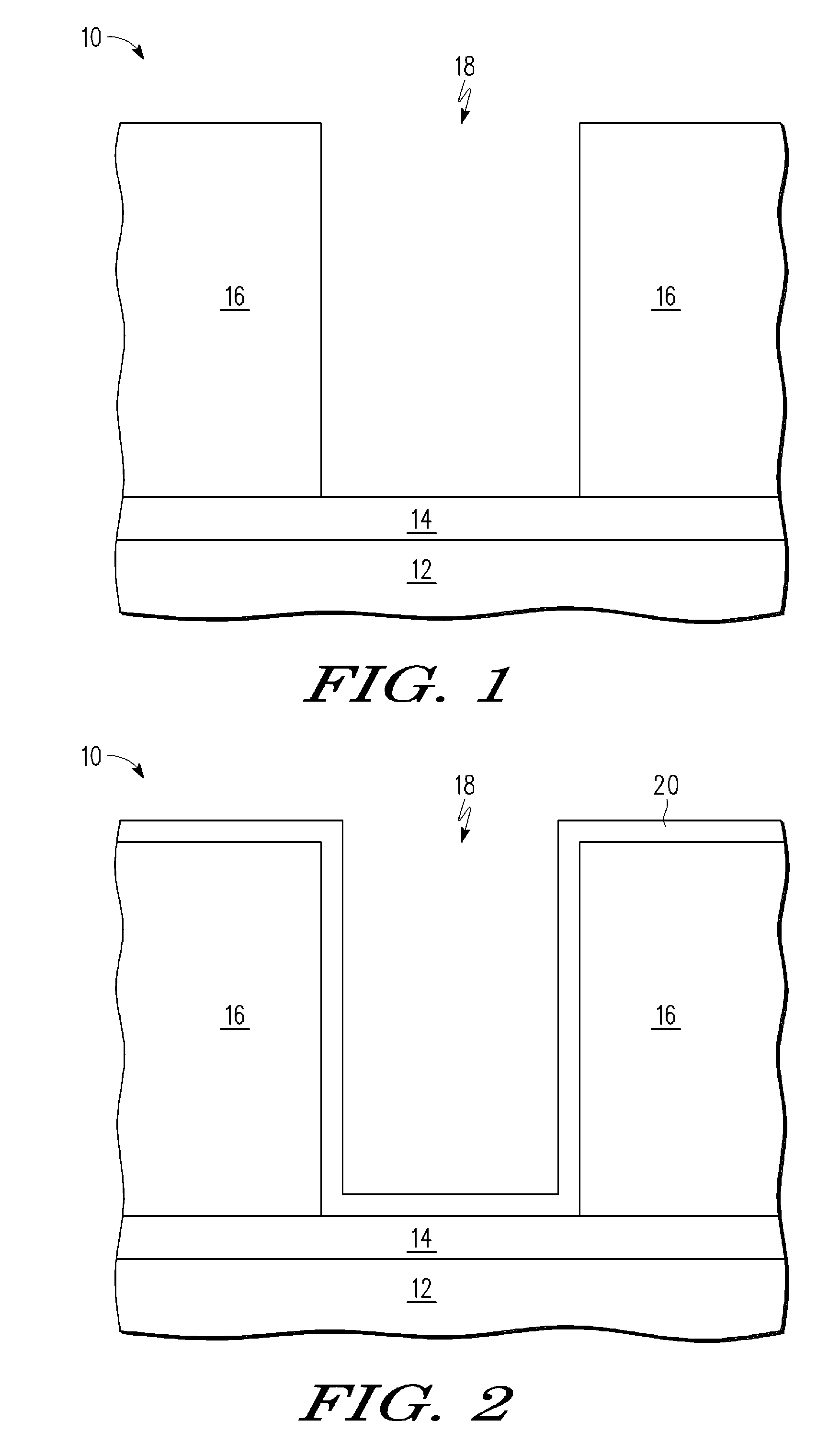 Method of making a semiconductor device including a bridgeable material