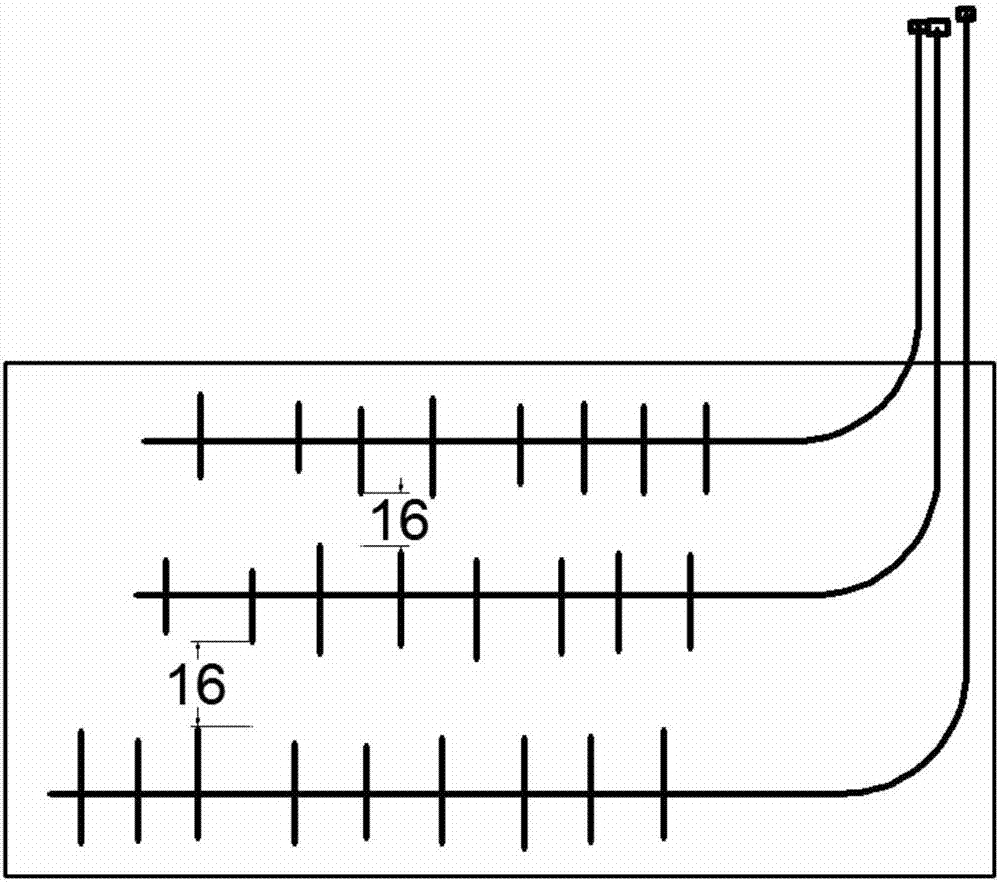 Thick layer glutenite horizontal well three-dimensional seam net fracturing optimization method