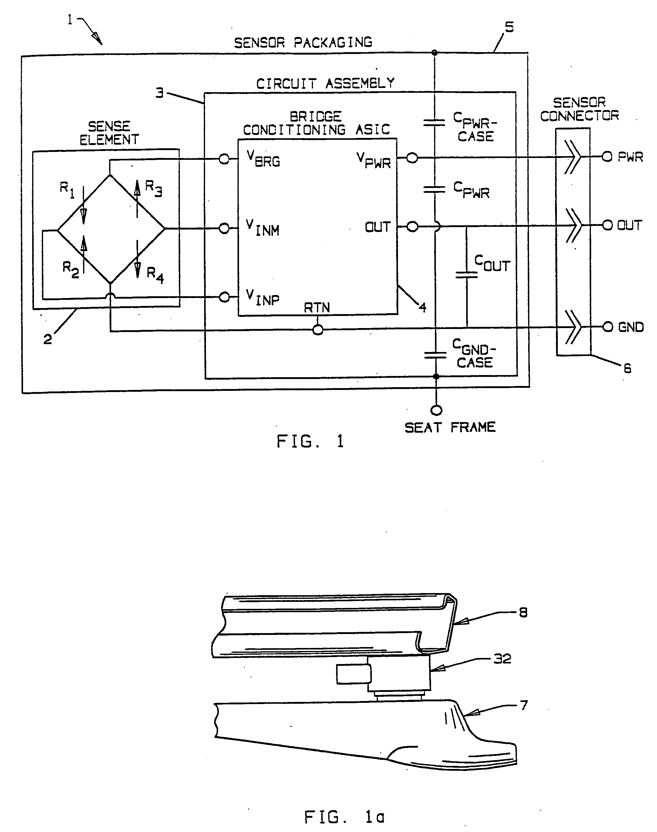 Apparatus for mounting electronic module assembly in sensor