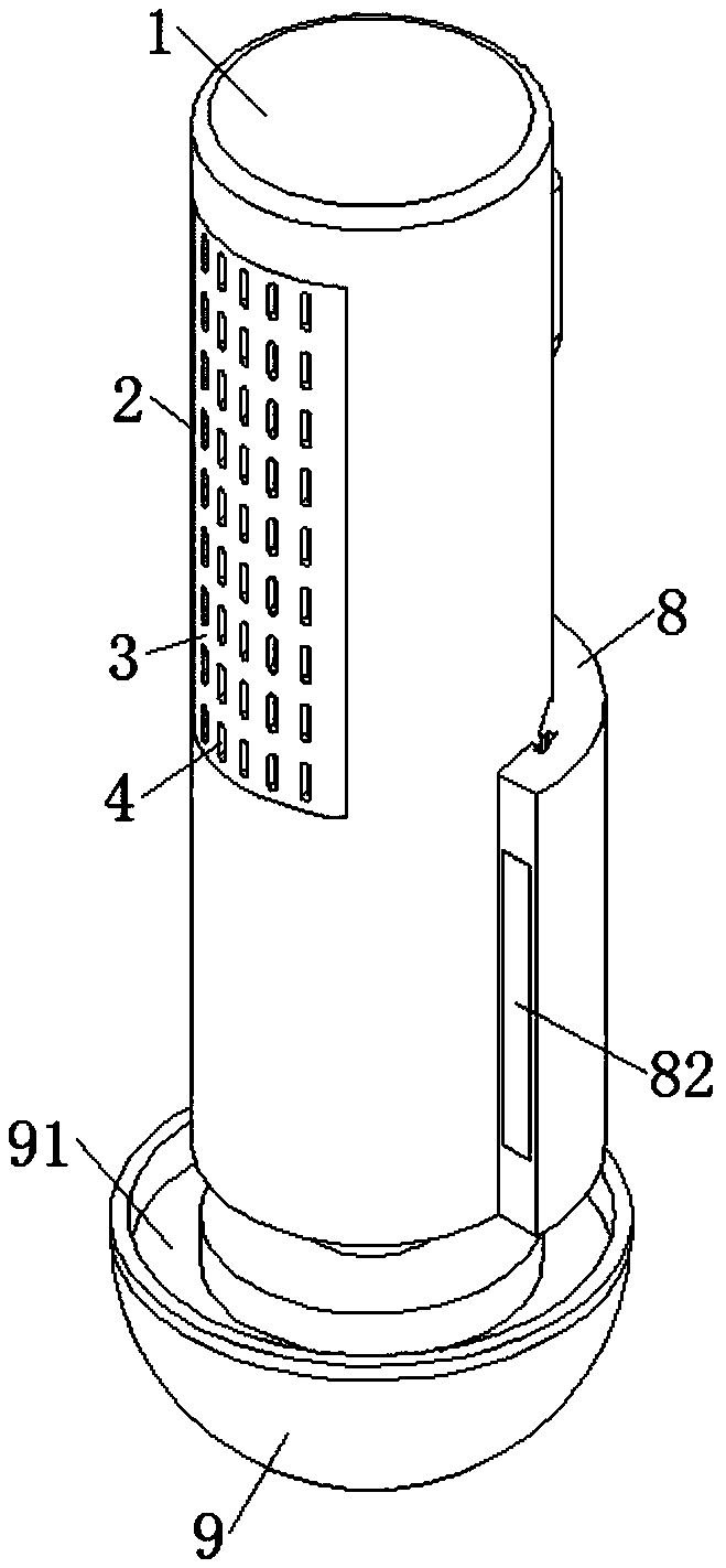 Tower fan for uniform refrigeration based on spiral cooling pipe
