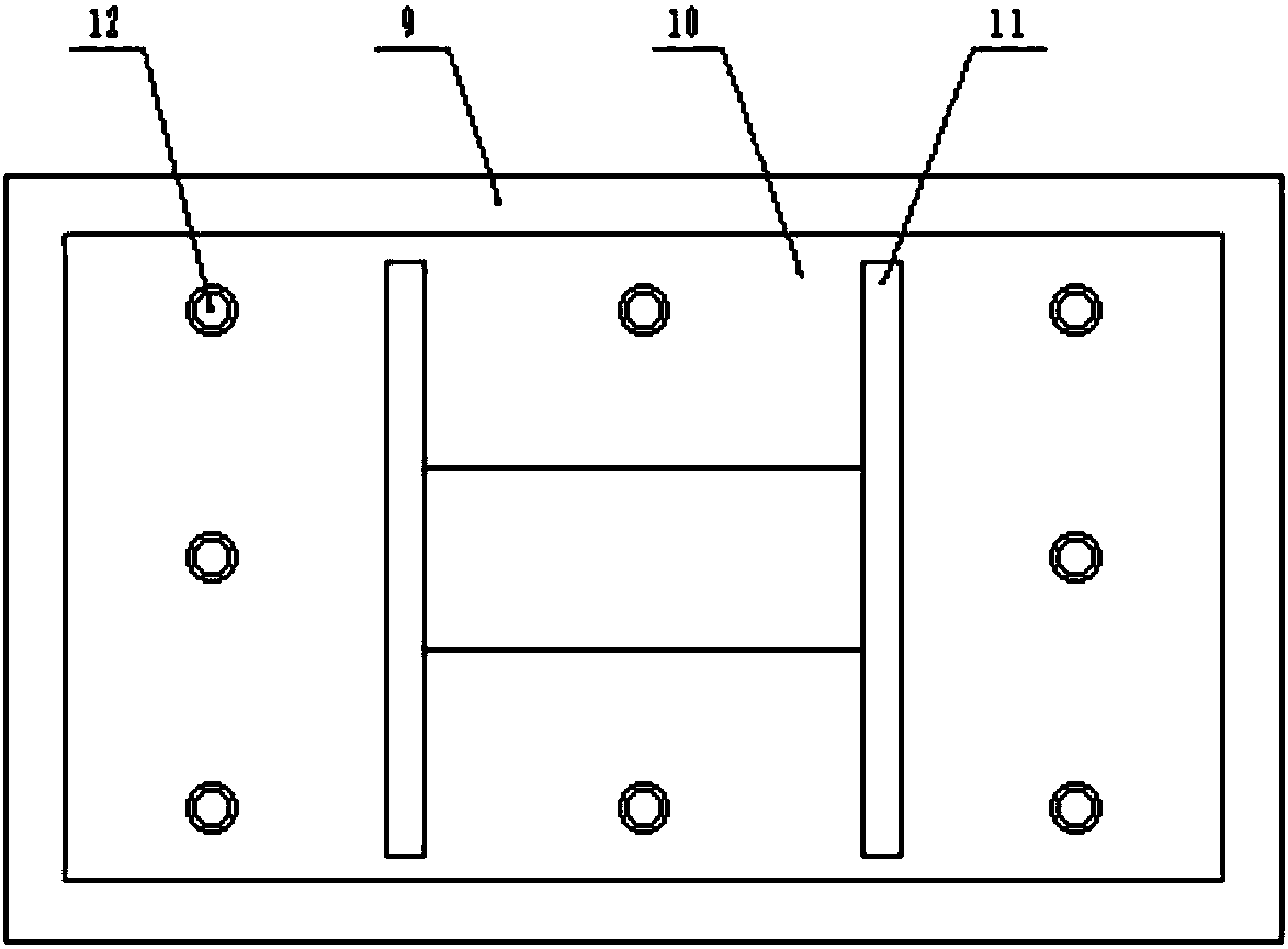 Water curtain dust-removing welding device for electric component for wireless charging