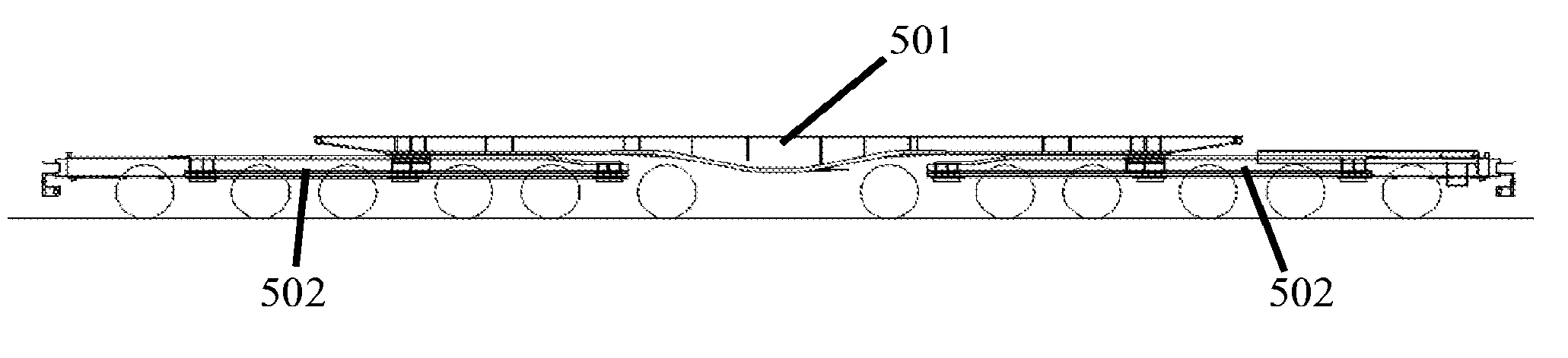 Method of Manufacturing a Multiple Axle Railcar Having a Span Bolster