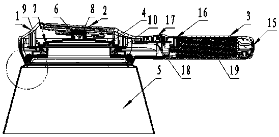 Skin inspection lamp with camera shooting system