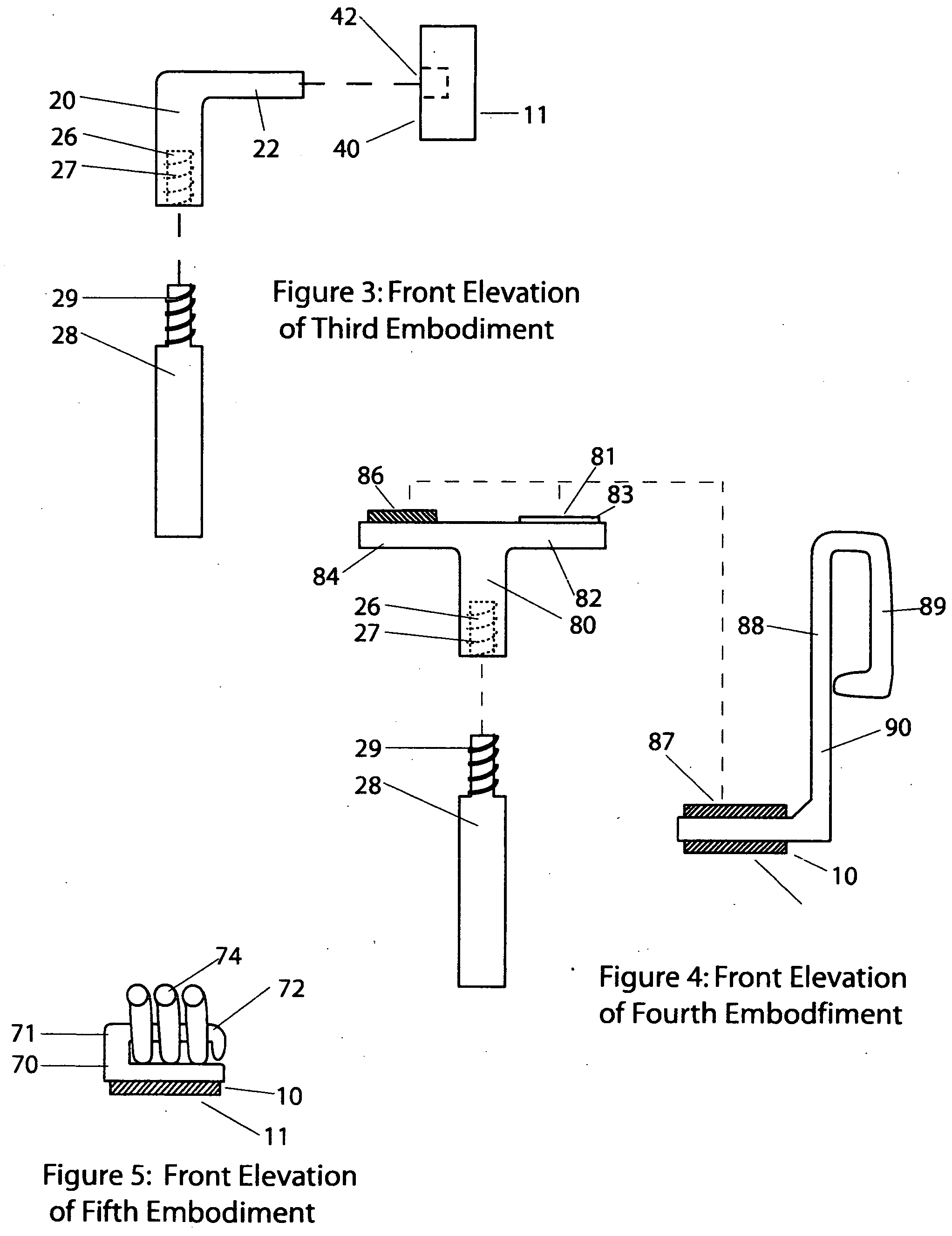 Remotely positionable and magnetically attachable securement device
