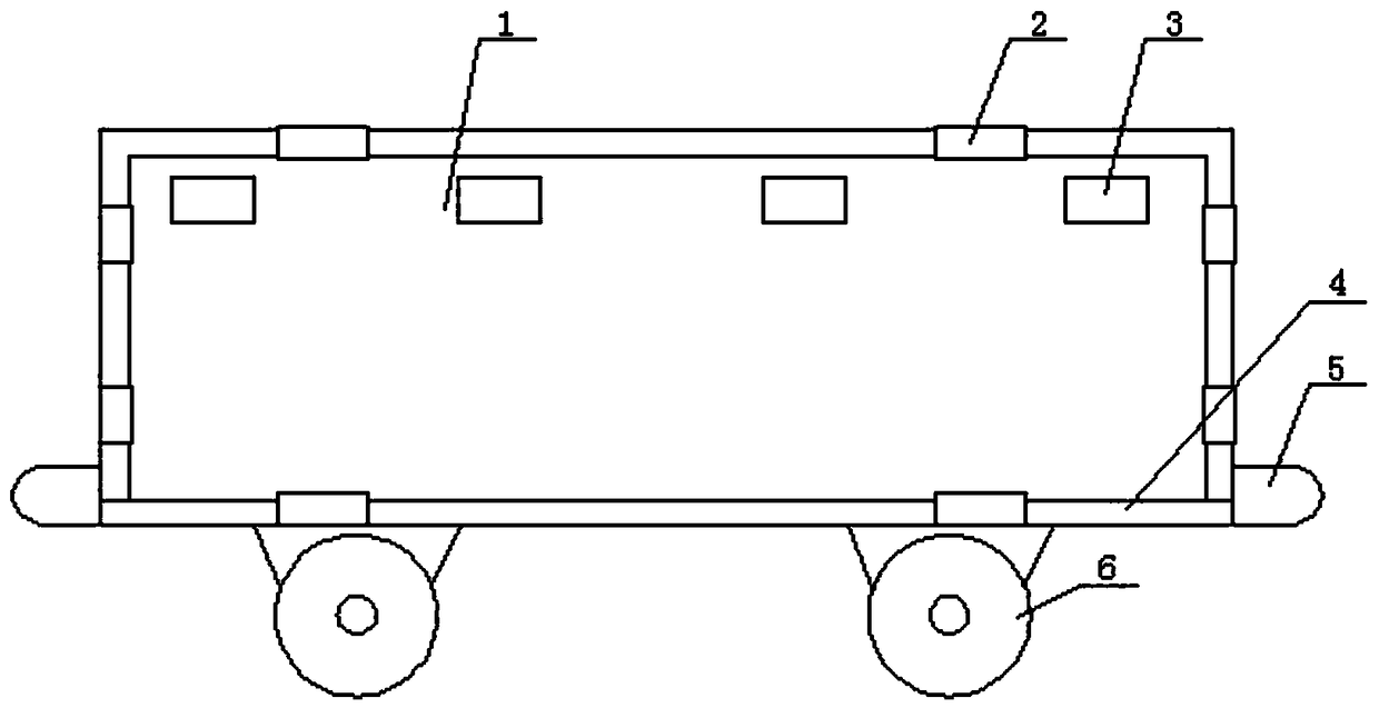 Mobile type pipe production system engineering vehicle