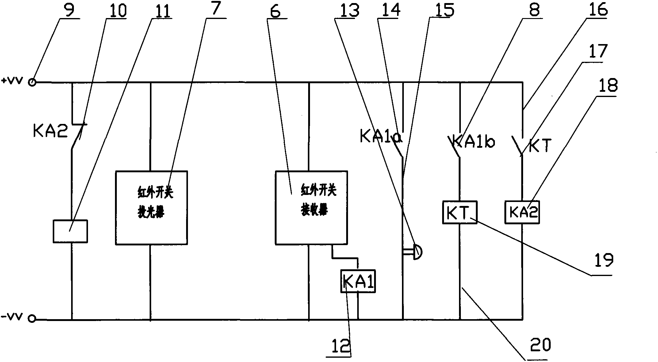 Compression roller safety control device