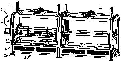 General assembled edge covering production line for car roof and production method