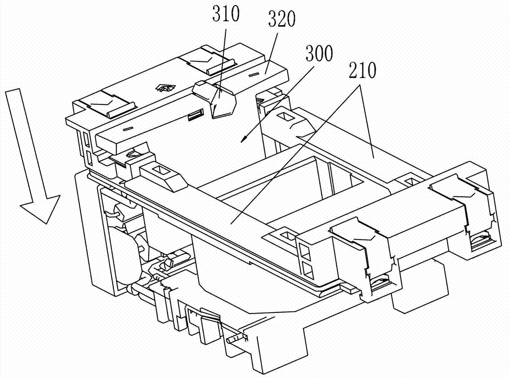 Electromagnetic assembly structure of alternating current contactor and alternating current contactor