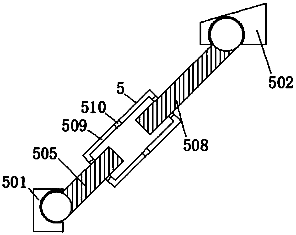 Supporting device for tunnel construction and using method