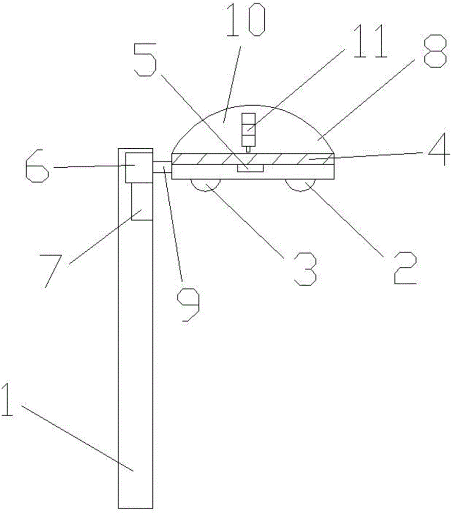 Public solar street lamp