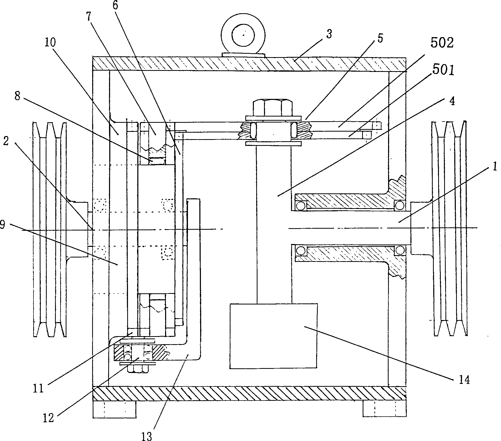 Torsion amplifier