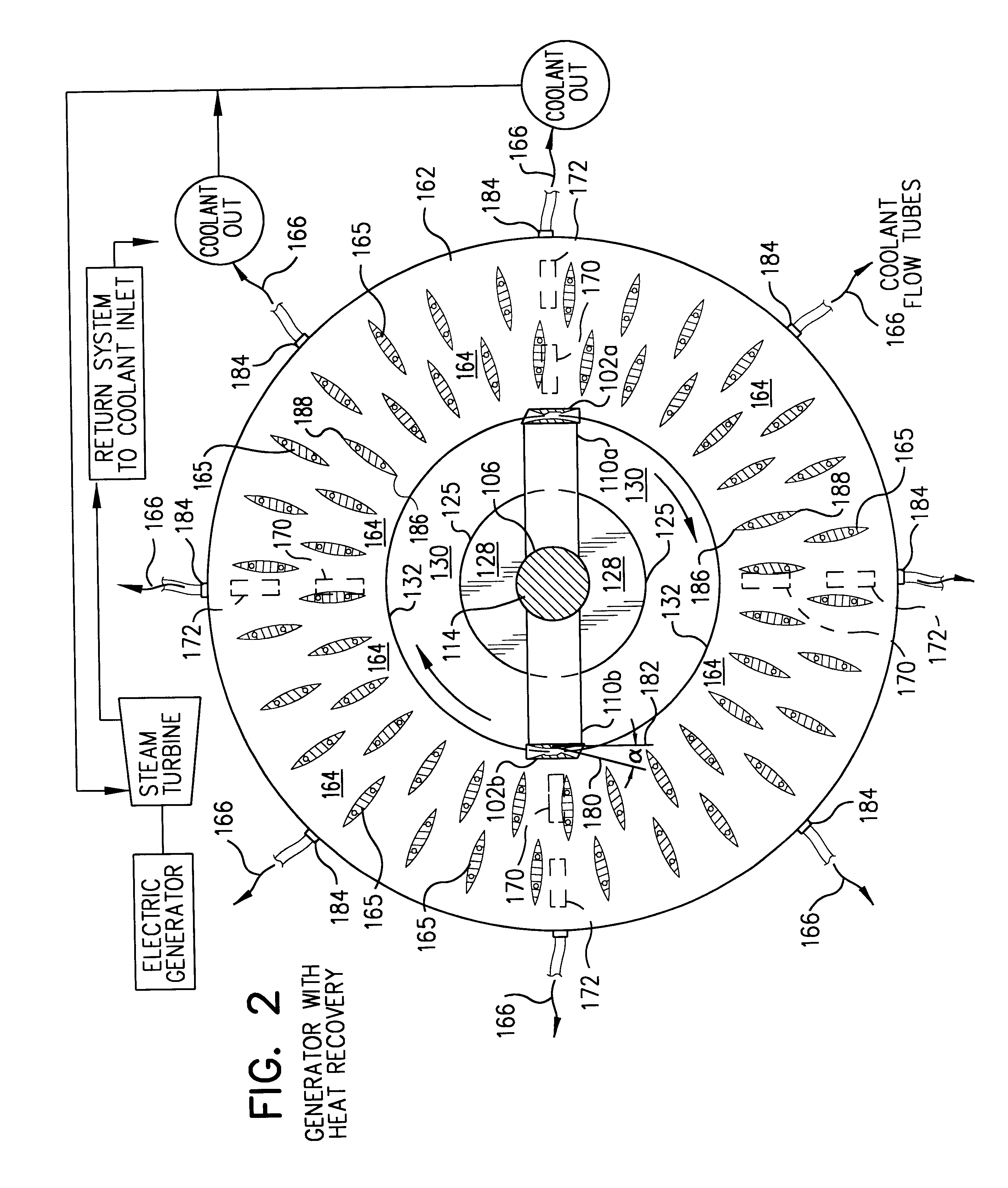 Apparatus for power generation with low drag rotor and ramjet assembly