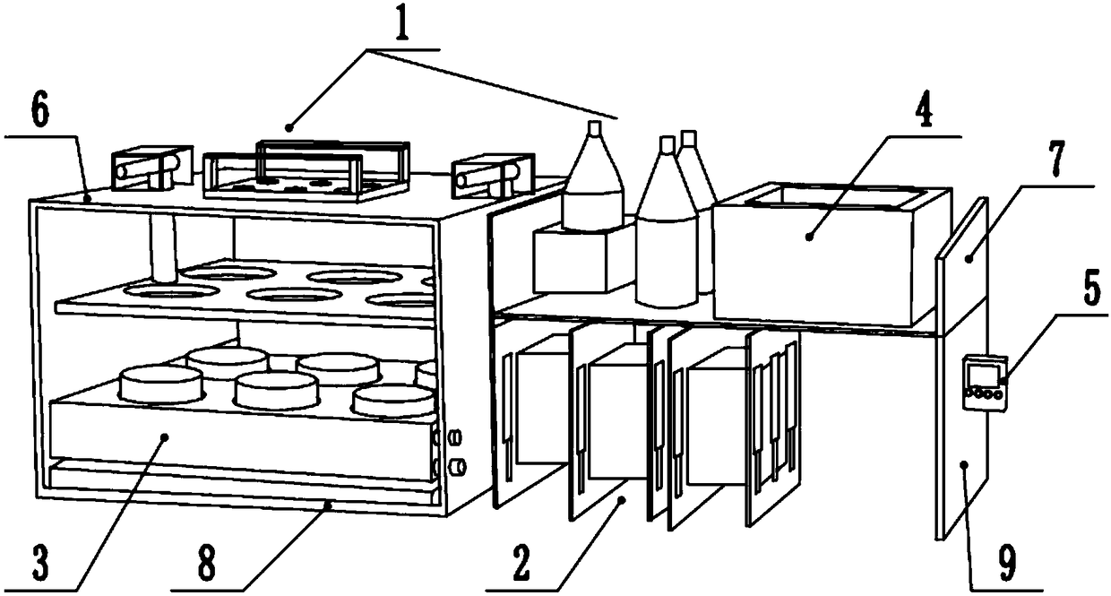 Automatic pretreatment method for detecting forbidden harmful aromatic amine dye