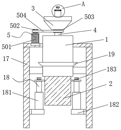 An electric stone mill device for strengthening the mind and nourishing the brain sesame powder