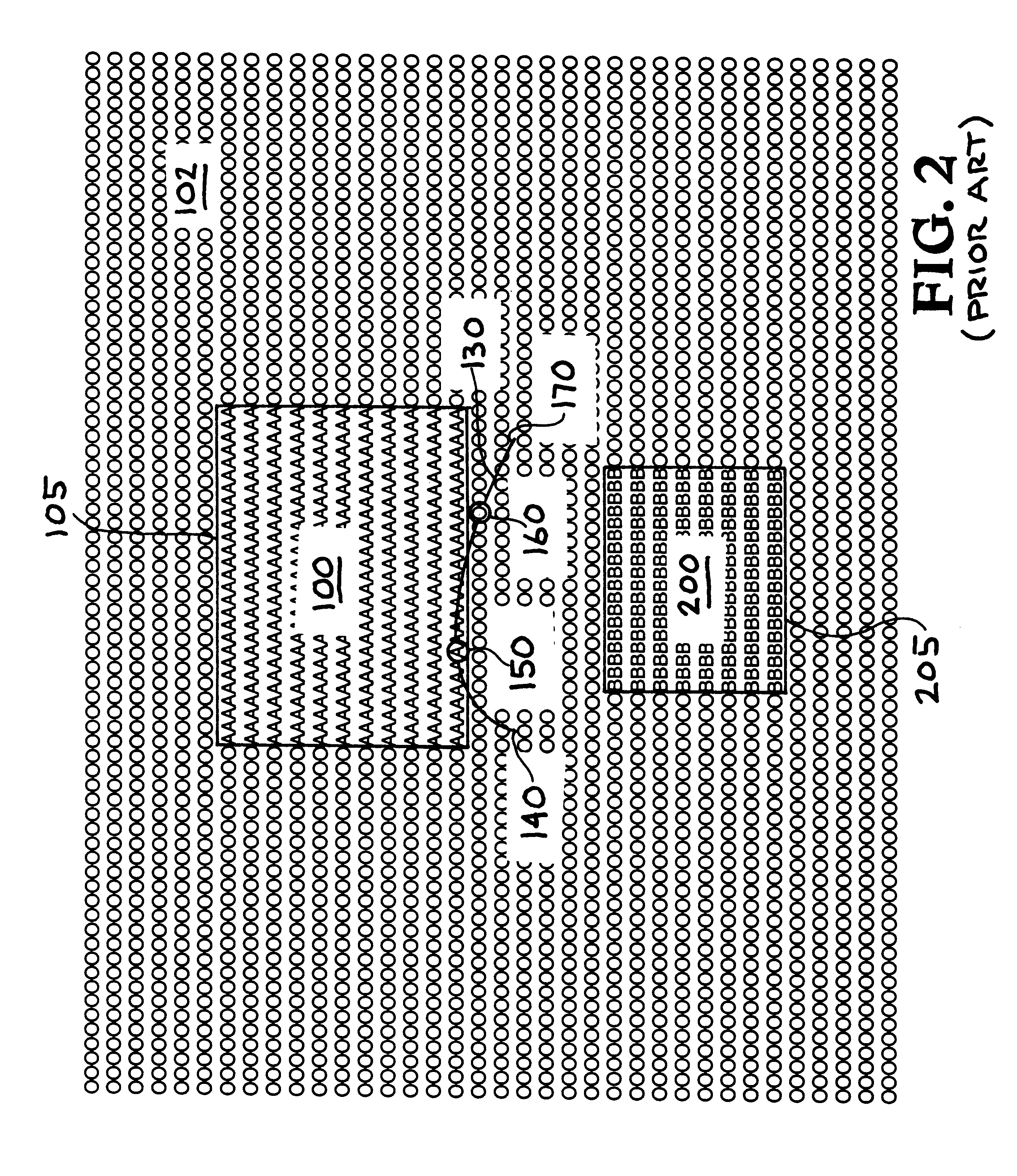 Computer system utilizing graphical user interface with hysteresis to inhibit accidental selection of a region due to unintended cursor motion and method
