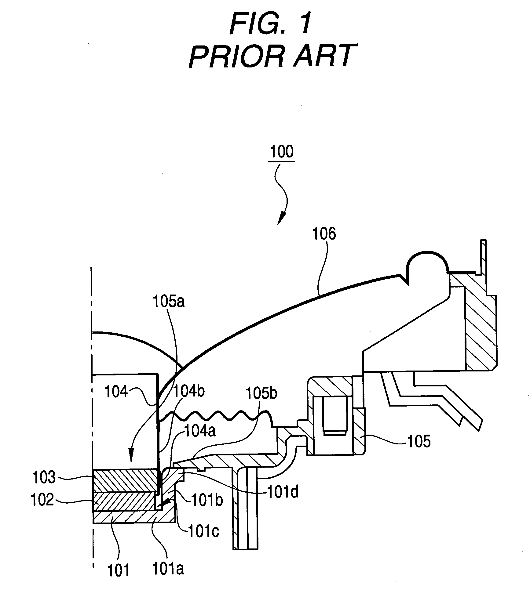 Pot type yoke, speaker apparatus and method of manufacturing pot type yoke