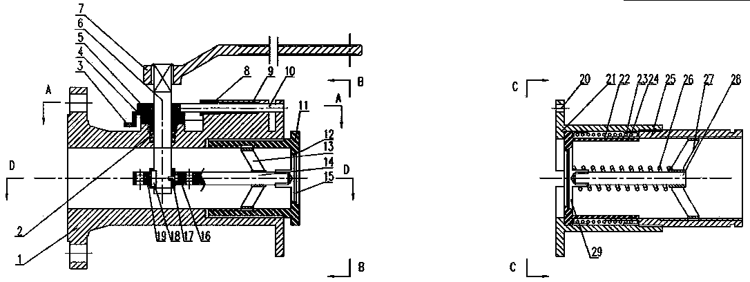 Quick joint valve assembly with interlocking device