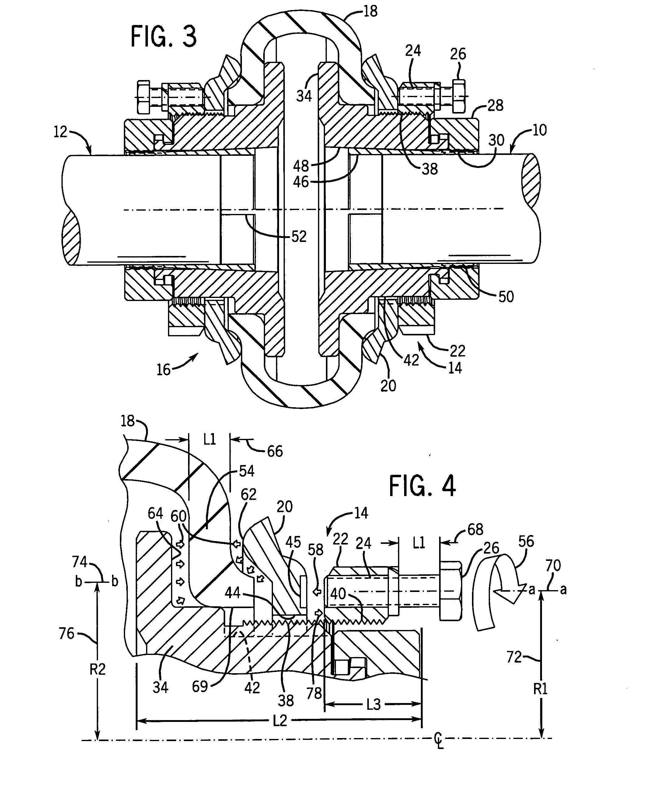 Flexible shaft coupling system and method